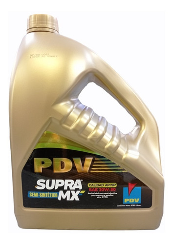 Pdv Supra Mx 20w50 3.785lt