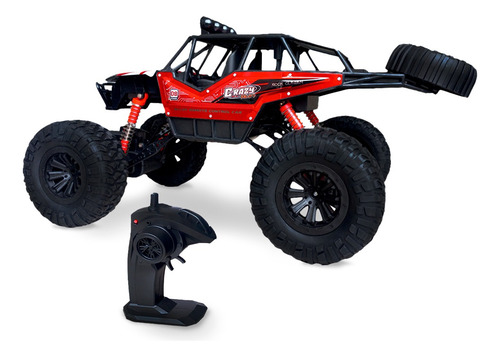 Carro De Control Remoto Monster Of Road Radioshack Color Rojo
