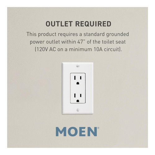 Asiento De Bidet Electrónico Premium De Moen Ebseries Para Y