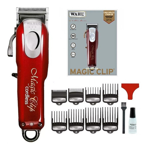 Cortadora Pelo Wahl Magic Clip Cordless Barberia Barbero 3c