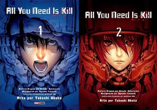 Coleccion Completa Manga All You Need Is Kill Panini 2 Tomos