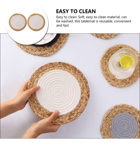 2 Manteles Individuales Con Aislamiento Térmico Para Mesa, T