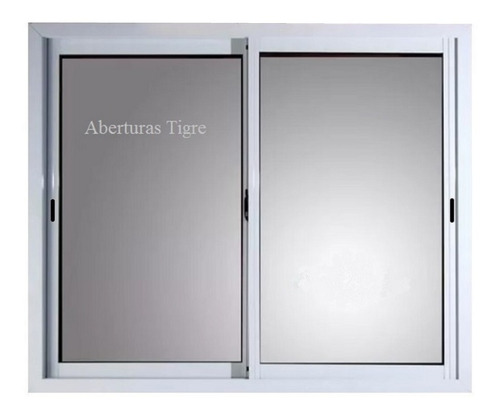 Ventanas Aluminio Blanco 150x120 Vidrio Entero De 4mm 