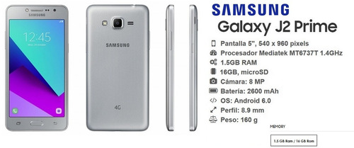 Samsung J2 Prime 16gb - Nuevo/libre/original - La Plata