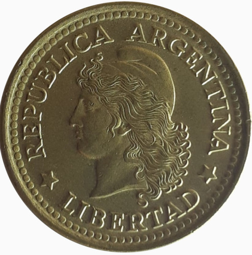 Moneda Argentina 1975 50 Centavos Canto Fino