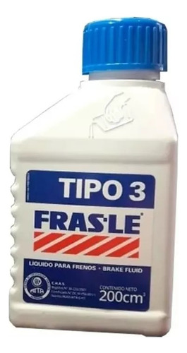 Liquido De Freno Moto Dot 3 Frasle 200 Cm 