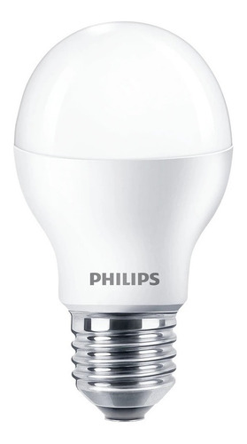 Imagen 2 de 4 de Pack 2 Ampolletas Led Philips 12w E27 A60 Luz Fria O Calida