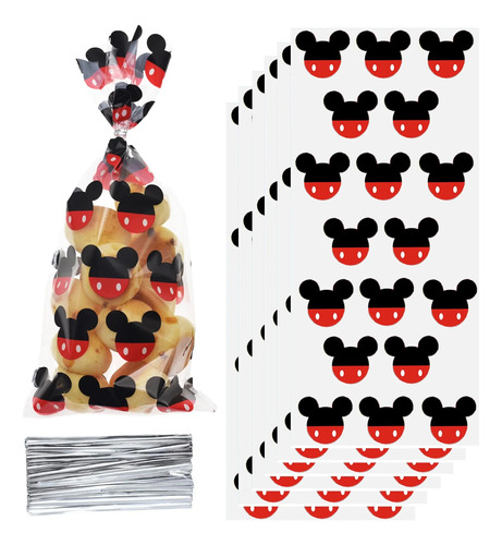 Bolsas De Celofán Para Golosinas De Minnie Ears