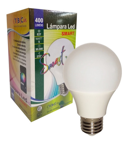 Lámpara Led Smart 5w 400lumens Tbcin