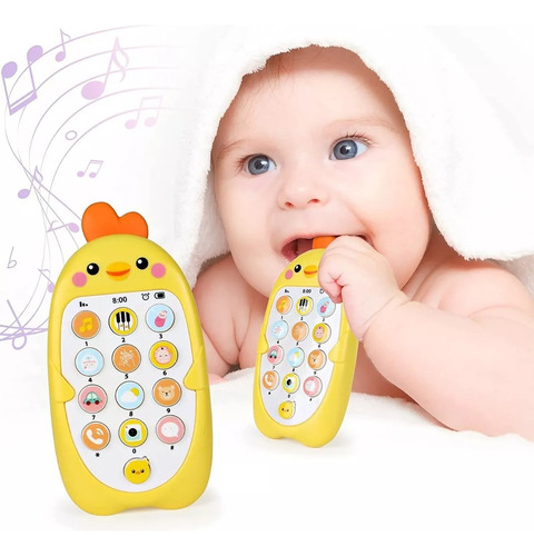 Telefono Didactico Musical Mordedera Para Bebe Juguete