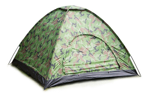 Barraca Camping Camuflada Iglu 4 Pessoas 2x2 Metros