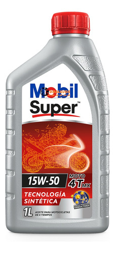 1 Aceite Mobil 15w50 1lt 4t Mx Sintetico