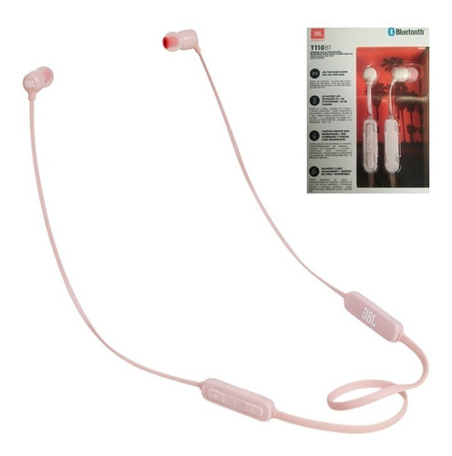 Audifonos Jbl T110 Bluetooth In-ear Pink