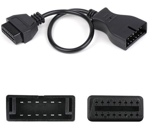 Imagen 2 de 5 de Adaptador Obd2 16 Pines A Obd Gm Daewoo 12 Pines