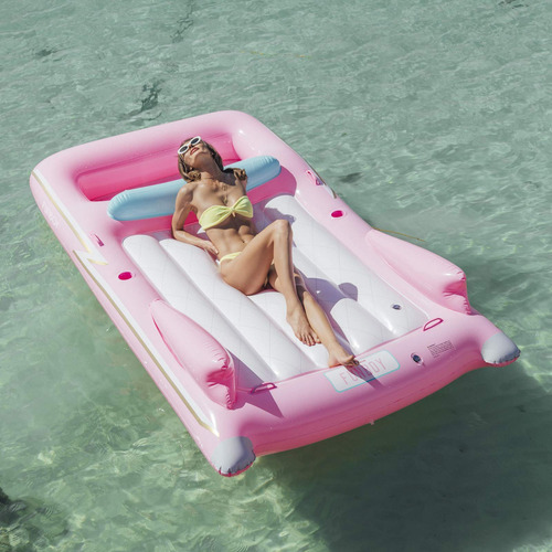 Flotador Inflable Para Alberca Funboy Giant, Coche Retro Ros