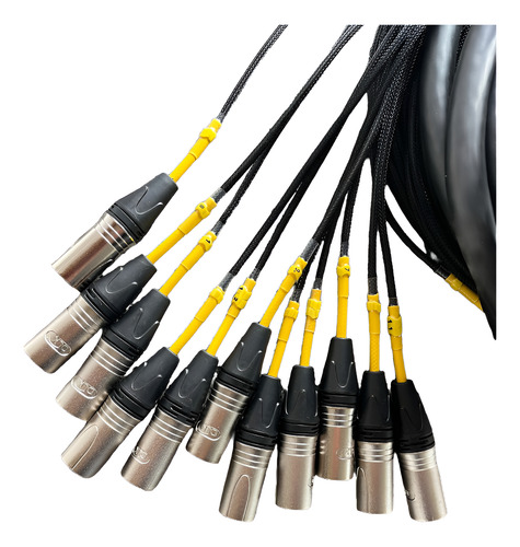 Multicabo 12 Vias 10 Metros Malha Náutica 3mx0,5m Abertura
