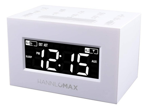 Hannlomax Hx-111cr Radio Reloj Despertador, Radio Pll, Alarm