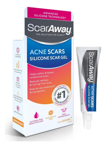 Scaraway Tratamiento Para Cicatrices De Acné, Gel De Silicon
