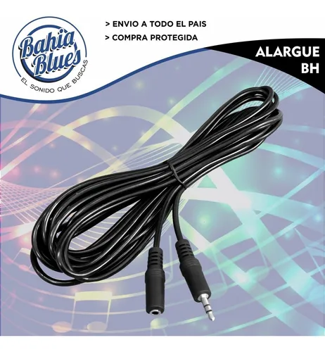 Cable Alargue Auricular Macho 3.5mm Miniplug Hembra Cuo