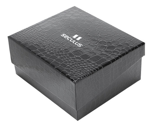 Imagem 7 de 7 de Relógio Prata Masculino Seculus Long Life E Canivete 23810