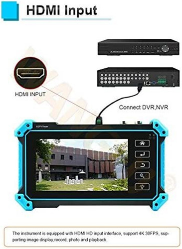 Cctv Tester, Ipc-5200c Plus 5 Pulgadas Ips Touch Screen