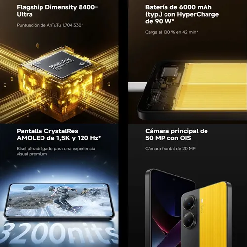 Xiaomi Pocophone Poco X7 Pro 5g 8gb Ram 256gb Rom 90w Verde