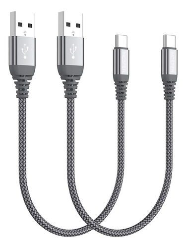 Cable Usb C Corto Paquete De 2 Unidades De 0 5 Pies Cargador