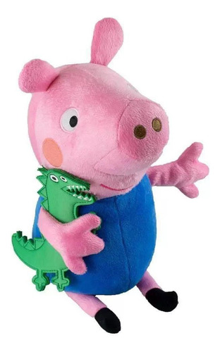 Imagem 6 de 6 de Pelúcia Peppa Pig 26 Cm - Figura George - Sunny Brinquedos
