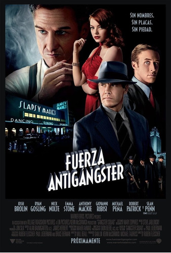 Poster Original Cine Fuerza Antigángster