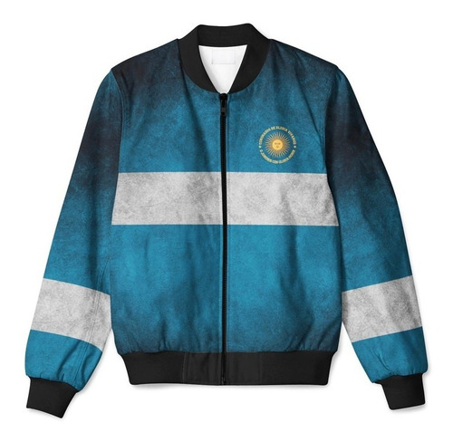 Imagen 1 de 2 de Campera Bomber Argentina Malvinas Mod 8