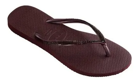 Chinelo Havaianas Slim Metal Mesh Bord Parcelamento sem juros