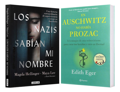 Nazis Sabían Mi Nombre + Auschwitz No Había Prozac 2 Libros