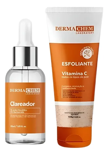 Kit Skincare Sérum Melasma Clear E Esfoliante Dermachem