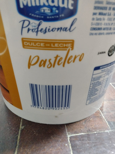 Dulce De Leche Milkaut Pastelero Profesional X 10kg S/ Tacc