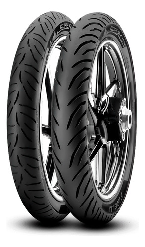 Par Pneu Pirelli 250-17 80/100-14 Supercity Biz Pop Jet 50