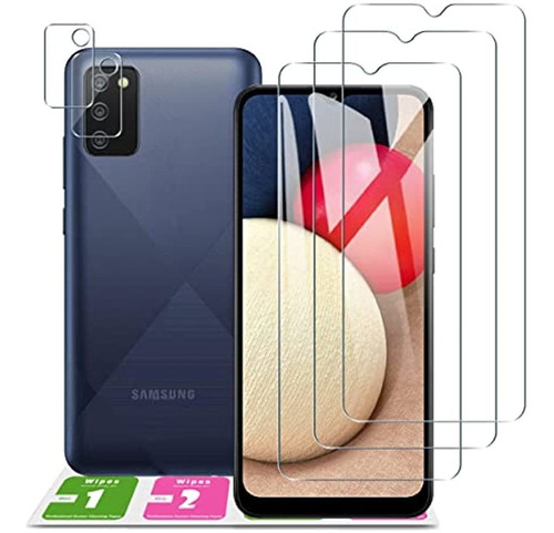 [paquete De 3+2] Wigsii Vidrio Templado Para Samsung Galaxy 