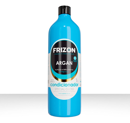 Condicionador Argan Cabelos Hidratados Brilho Intenso 1l