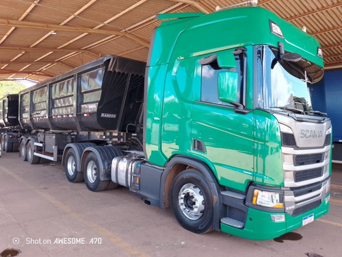 Scania R 540 6x4 Ano 2022 Com Rodocaçamba Randon Ano 2022
