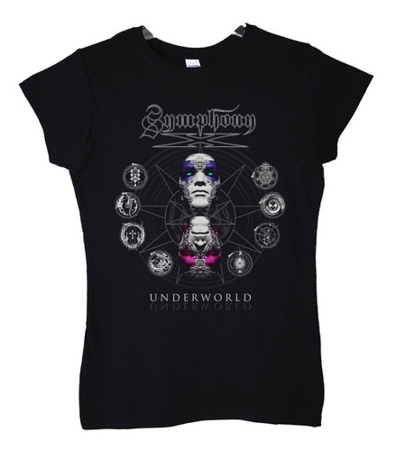 Polera Mujer Symphony X Underworld Metal Abominatron