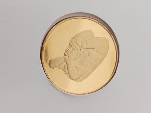 Medalla En Plata 925 Acróbata Museo Antropología (Usado)