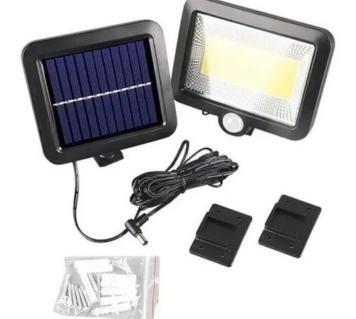 Lampara Luz Solar Recargable Sensor Impermeable Exteriores 