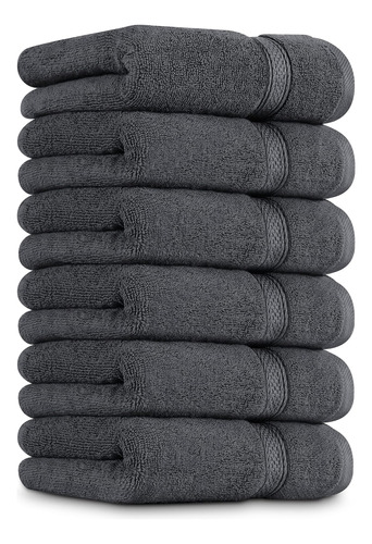 Utopia Towels Juego De 6 Toallas De Mano Premium (16 X 28 Pu