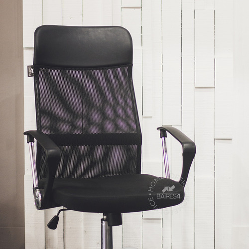 Sillón De Escritorio Mesh Con Ruedas Para Parquet