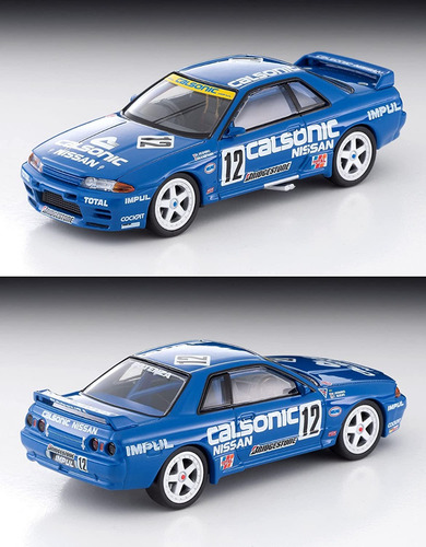 Tomica Limited Vintage Neo Calsonic Nissan Gt R 1/64 Color Azul Claro