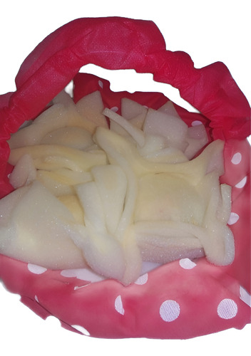 Accesorio Canasta Con Pastelitos Vendedora Ambulante Cotilló