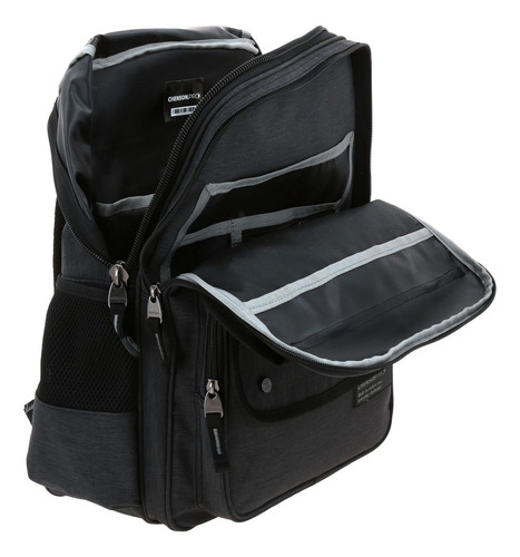 Mochila Grande Chenson Pro Ar Negro Multiples Bolsillos Juvenil