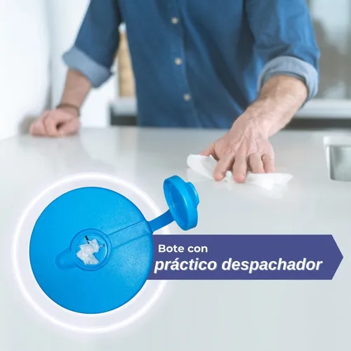 Pack 5. Toallitas Desinfectantes Virucidas San-100®. 100/cu