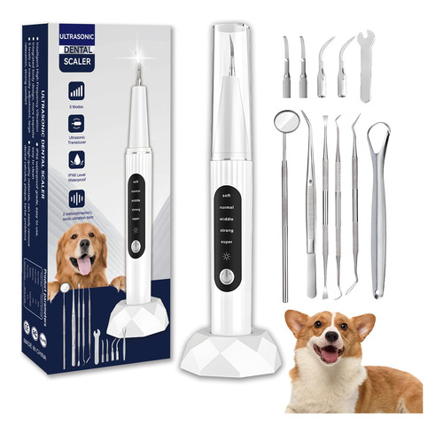 Escalador Dental Ultrasonico Inalambrico Para Perros, Remove