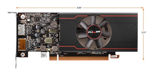 Imagen 6 de 10 de Placa De Video Sapphire Pulse Rx 6400 4gb Gddr6 Radeon