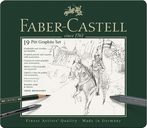 Faber-castel Pitt Juego De 19 Piezas (grafito